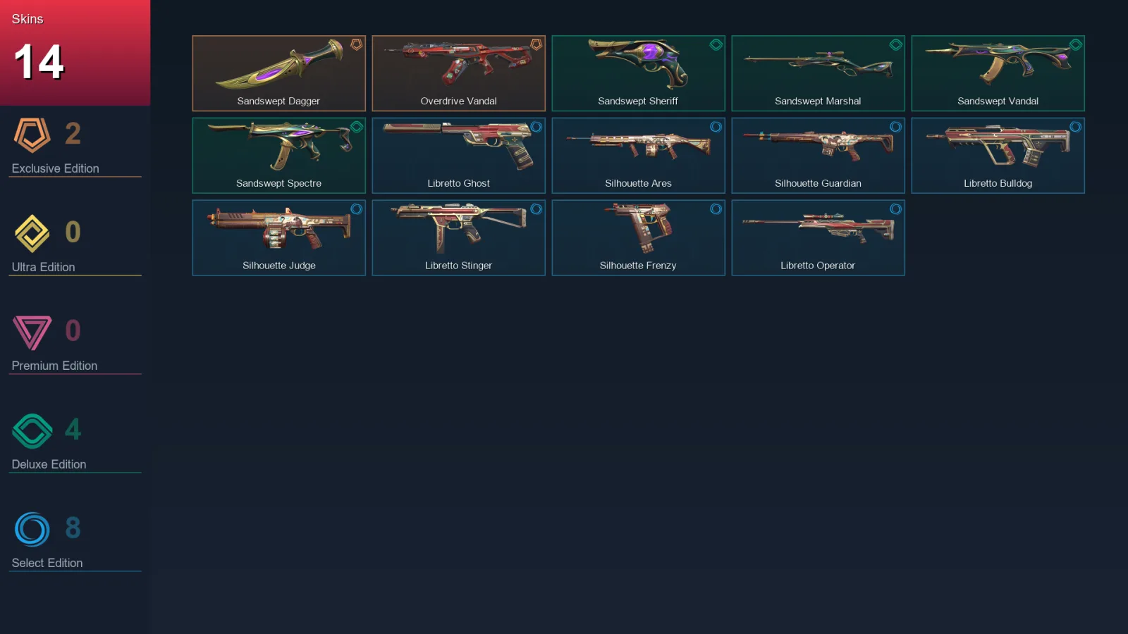 BR | Lv80 | Unranked | 14 Skin | 25 Agent | 24 Buddy — Valorant account