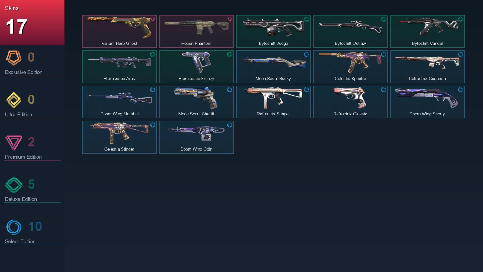EU | Lv30 | Unranked | 17 Skin | 7 Agent | 19 Buddy