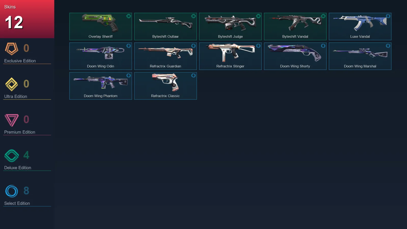 BR | Lv50 | Unranked | 12 Skin | 19 Agent | 24 Buddy — Valorant account
