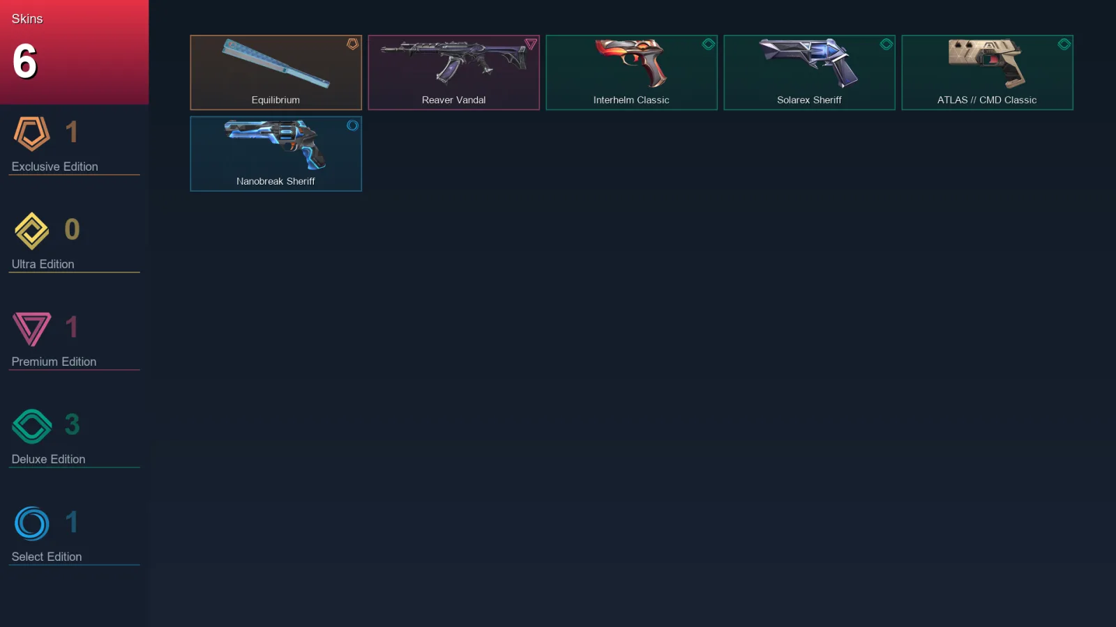 AP | Lv92 | Unranked | 6 Skin | 27 Agent | 34 Buddy