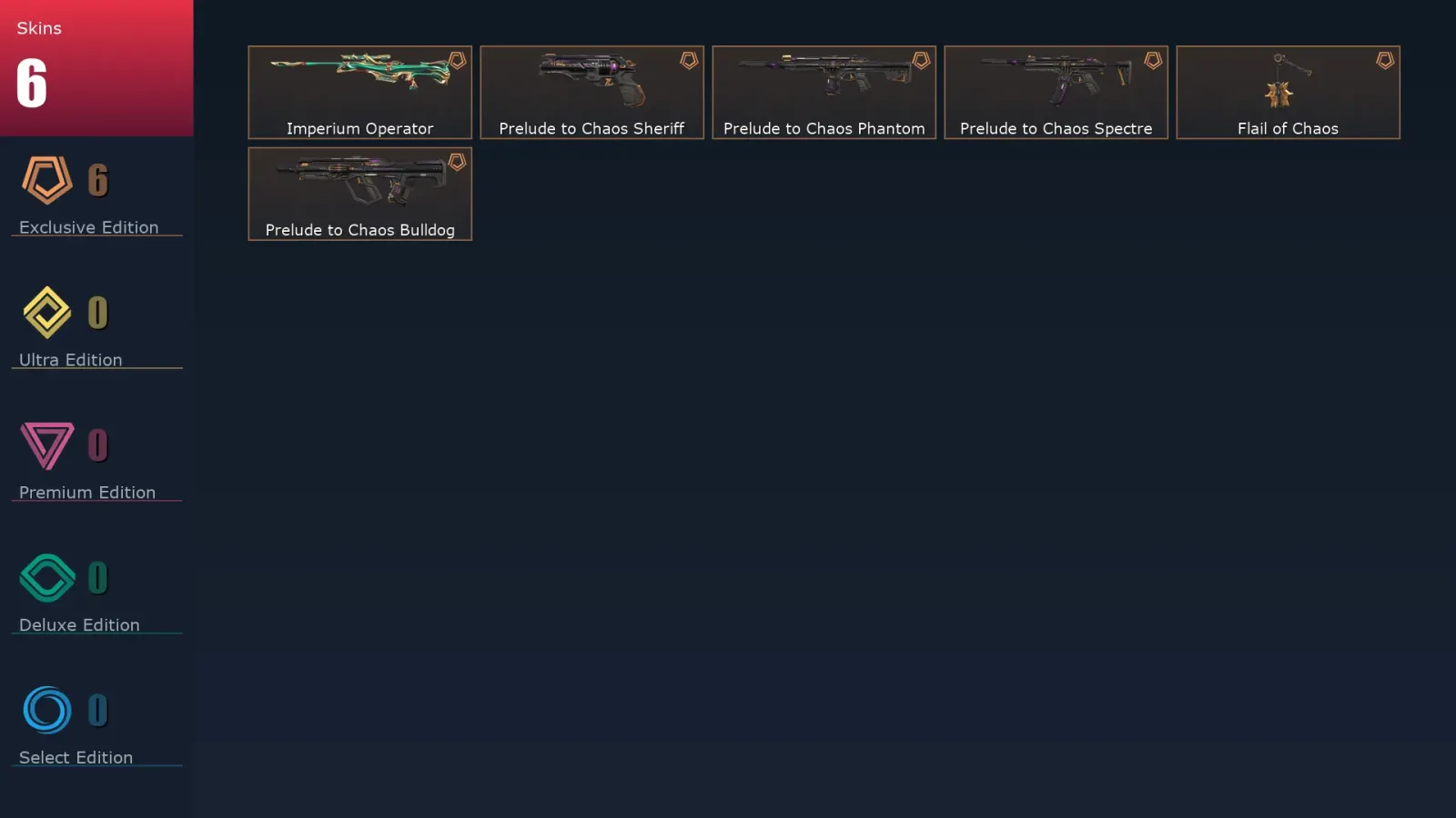 [Valorant] | EU | Level 29 | Gold 2 | 10 Agents | 6 Skins
