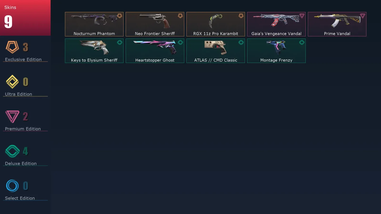 [Valorant] | EU | Level 105 | Gold 1 | 28 Agents | 9 Skins — Valorant account