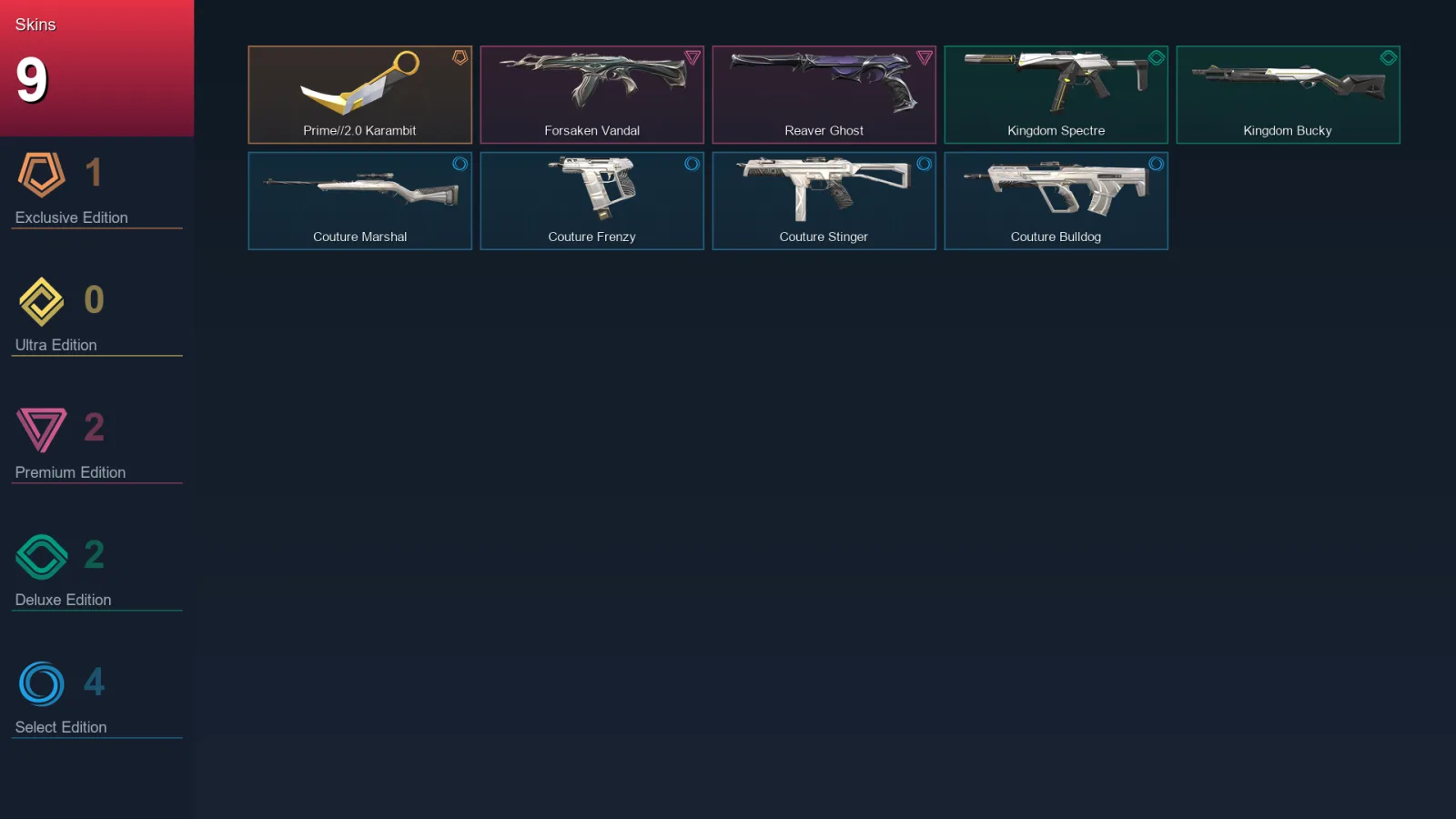 NA | Lv36 | Unranked | 9 Skin | 11 Agent | 21 Buddy — Unranked / Smurf Valorant