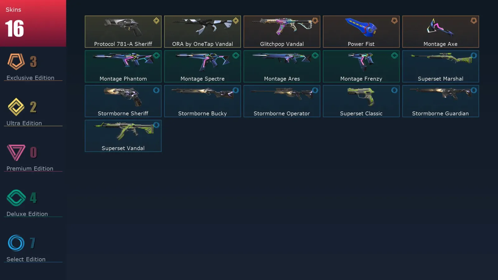 [Valorant] | EU | Level 50 | Ascendant 2 | 15 Agents | 16 Skins — Valorant account