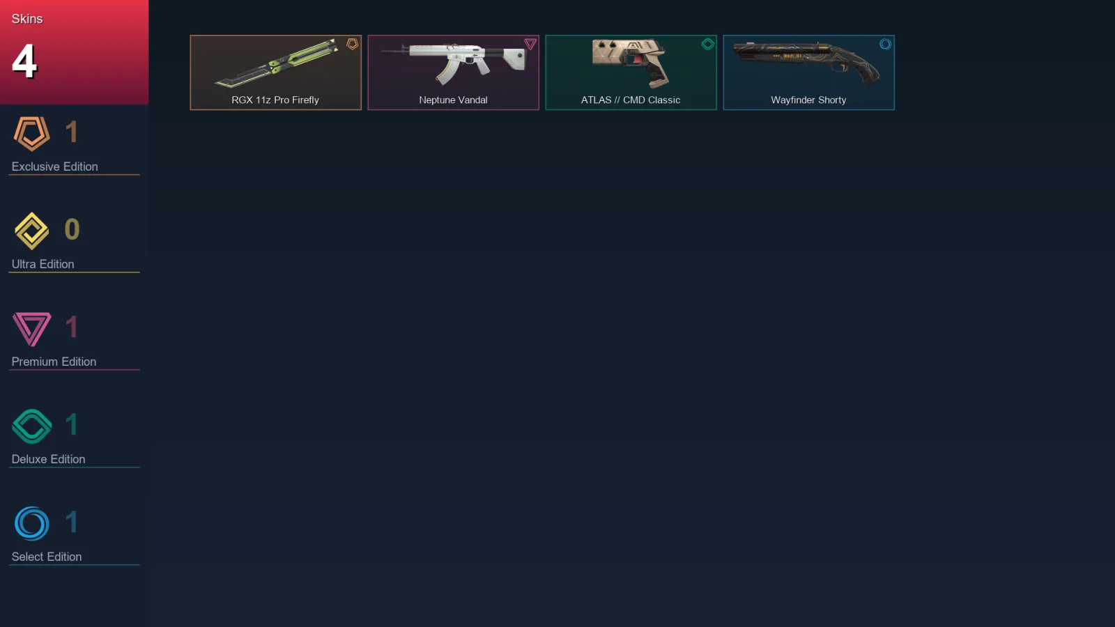EU | Lv51 | Unranked | 4 Skin | 16 Agent | 36 Buddy