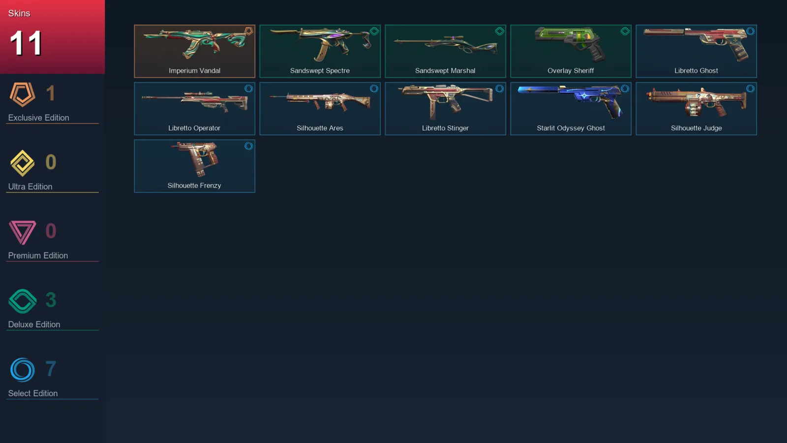 LA | Lv80 | Unranked | 11 Skin | 21 Agent | 37 Buddy