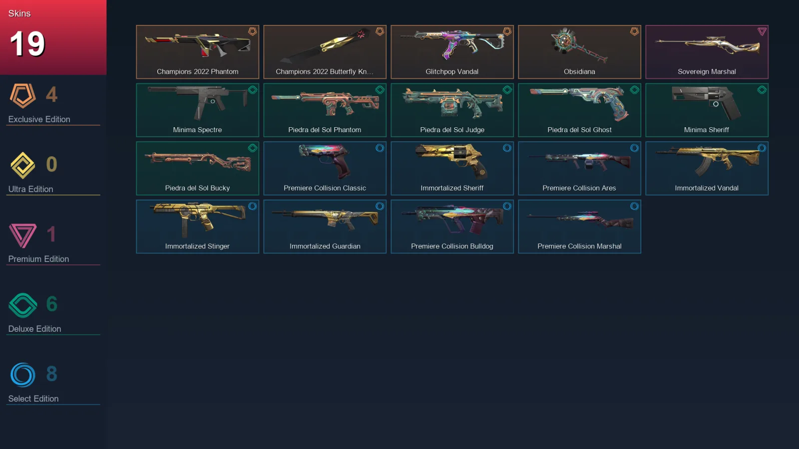 NA | Lv38 | Unranked | 19 Skin | 14 Agent | 21 Buddy — Valorant account