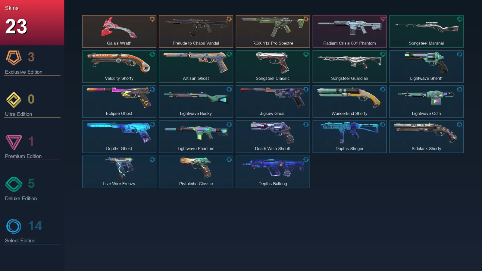 AP | Lv158 | Unranked | 23 Skin | 26 Agent | 66 Buddy — Valorant account
