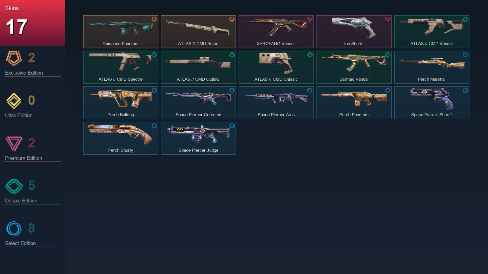 NA | Lv30 | Unranked | 17 Skin | 10 Agent | 16 Buddy — Valorant account