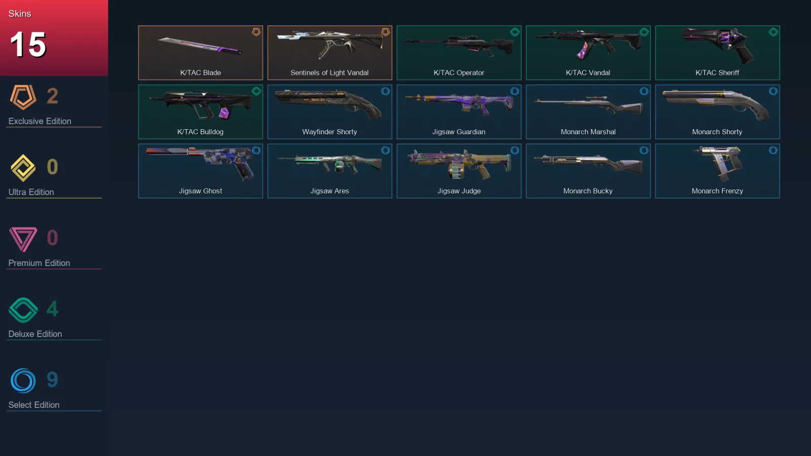 BR | Lv44 | Unranked | 15 Skin | 16 Agent | 37 Buddy