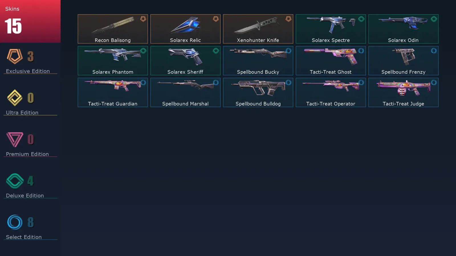 [Valorant] | EU | Level 30 | Silver 1 | 11 Agents | 15 Skins