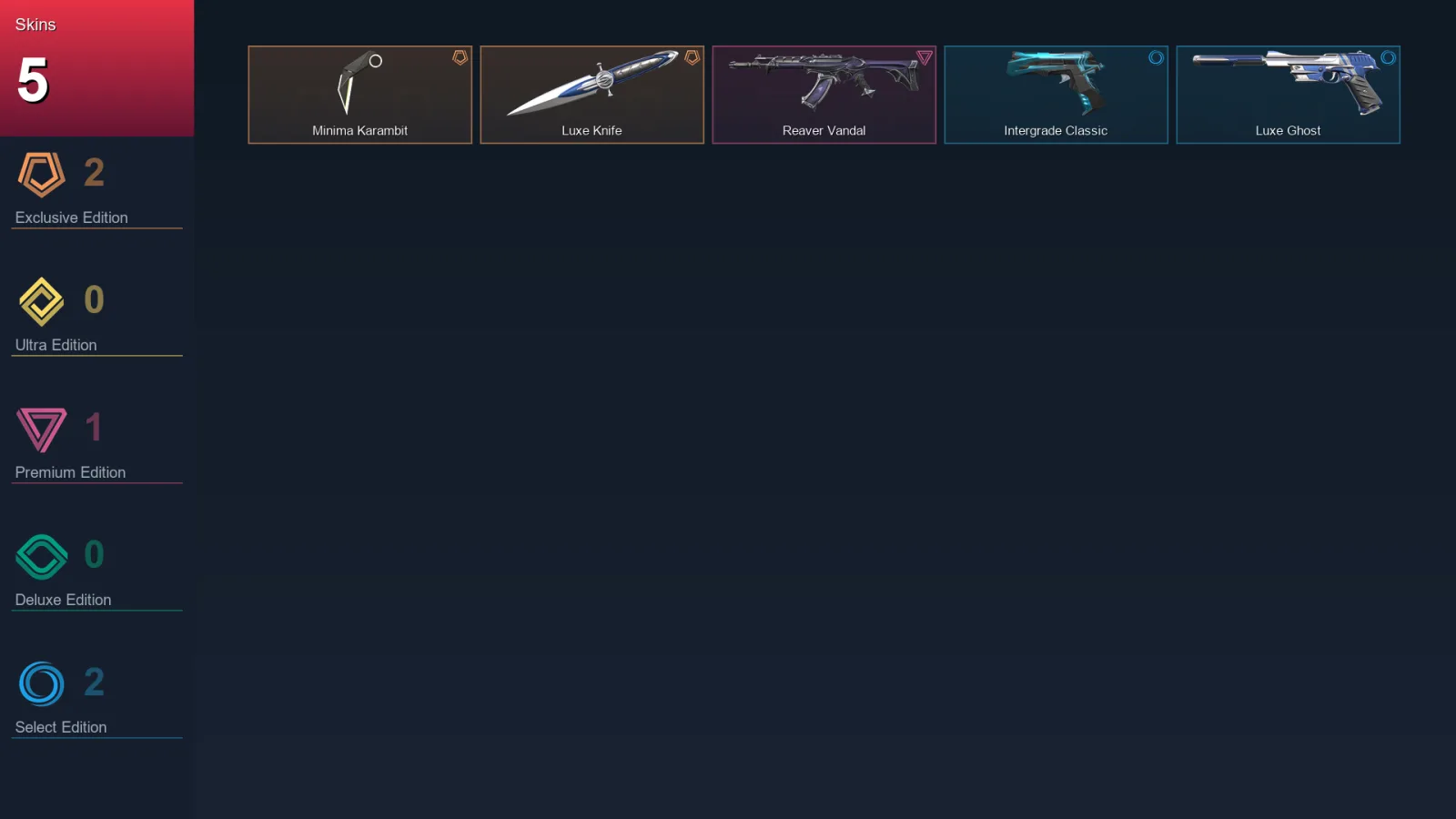NA | Lv17 | Unranked | 5 Skin | 12 Agent | 5 Buddy — Unranked / Smurf Valorant