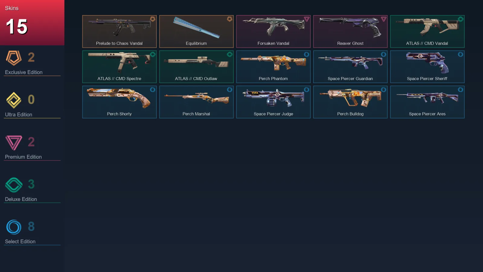 AP | Lv31 | Unranked | 15 Skin | 11 Agent | 18 Buddy — Valorant account