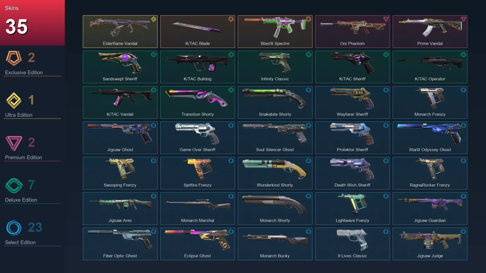 AP | Lv266 | Unranked | 35 Skin | 25 Agent | 105 Buddy — Valorant account