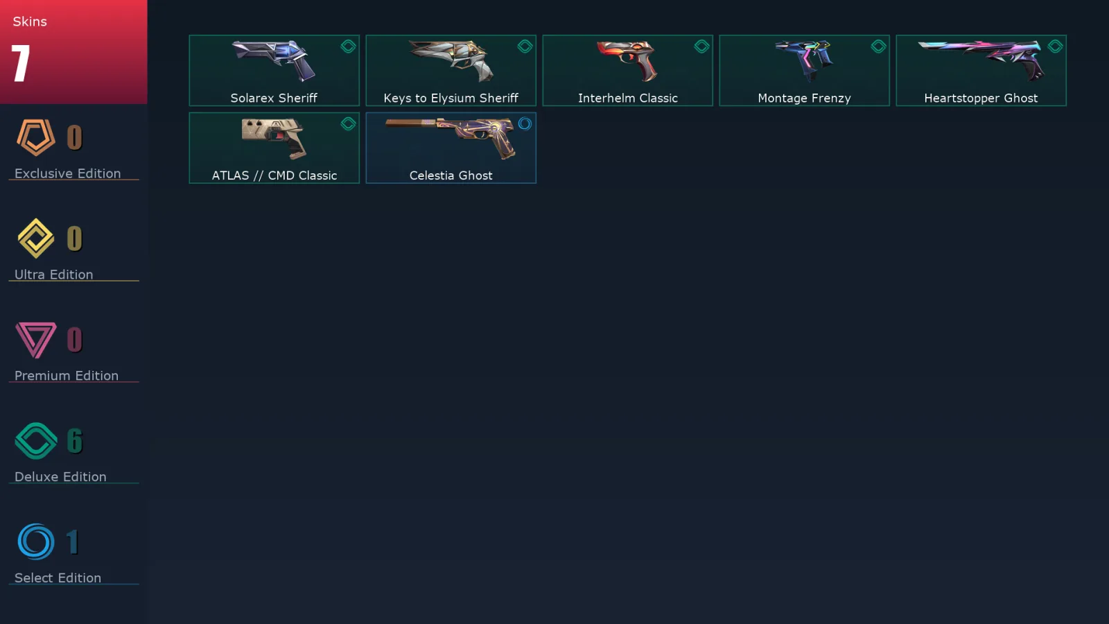 [Valorant] | EU | Level 191 | Gold 1 | 28 Agents | 7 Skins