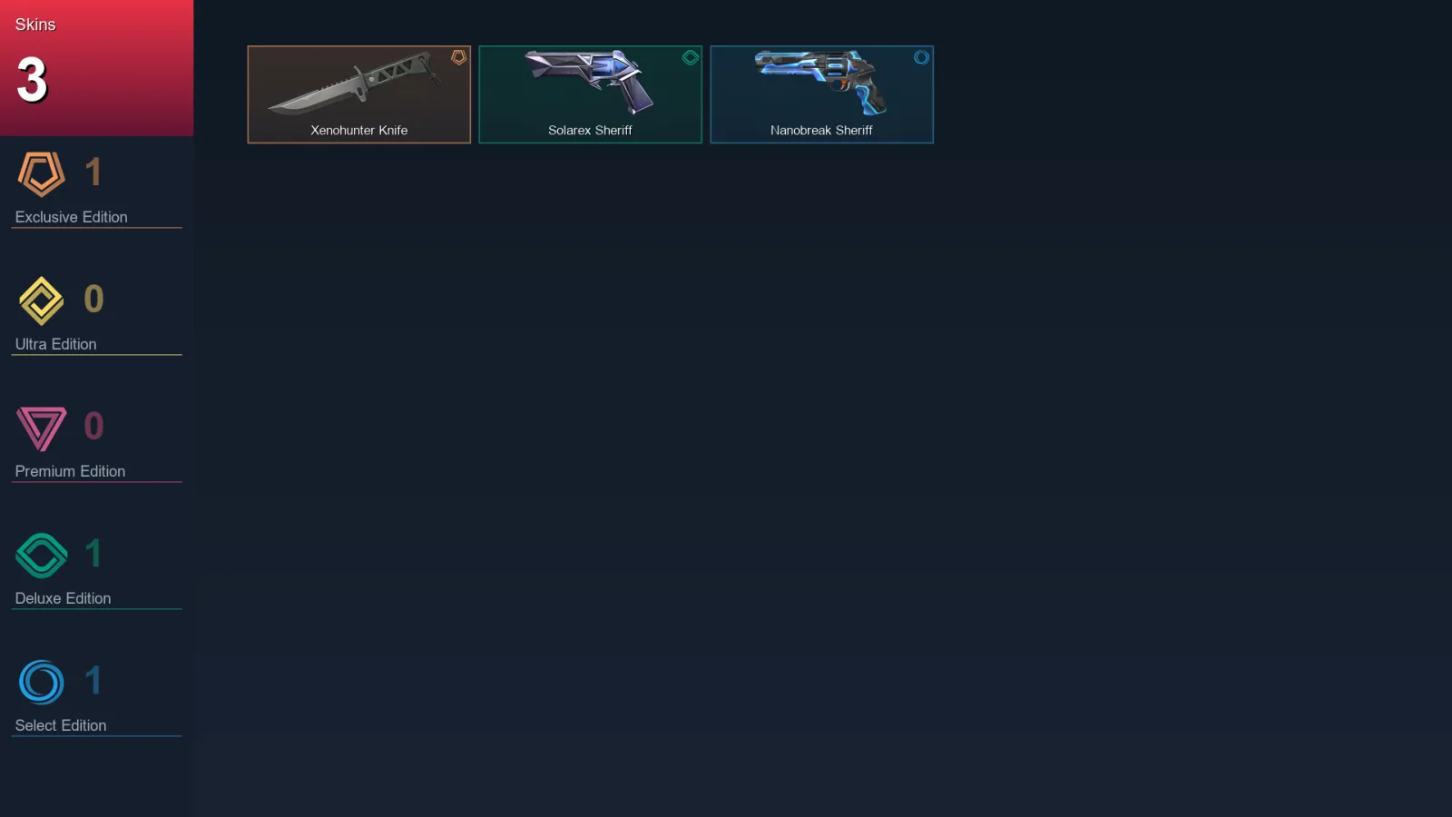 AP | Lv62 | Unranked | 3 Skin | 17 Agent | 27 Buddy