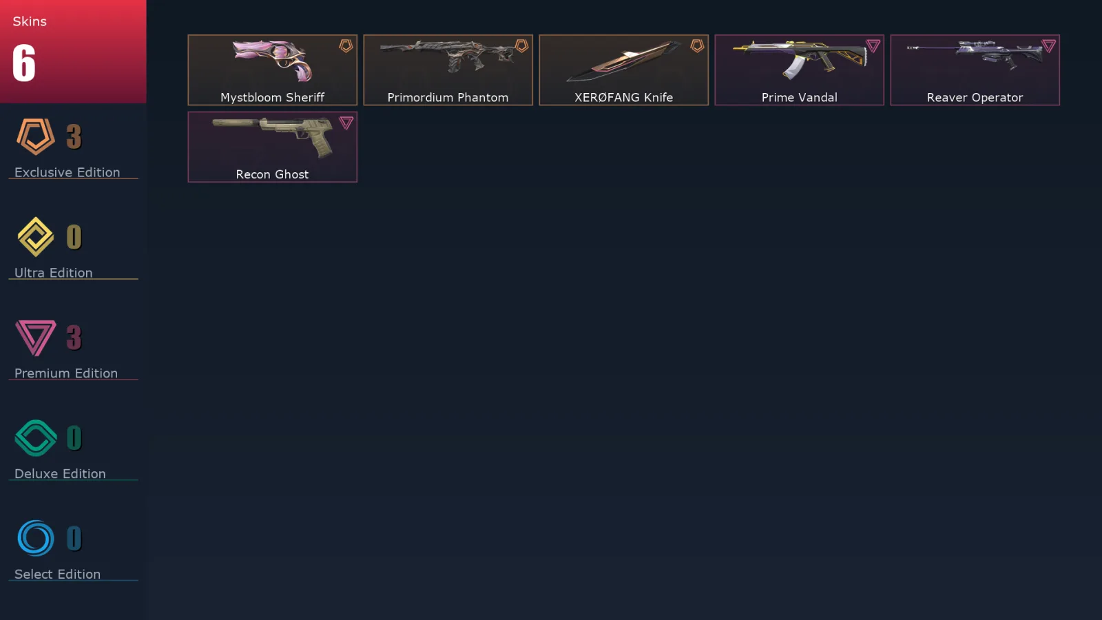 [Valorant] | EU | Level 46 | Bronze 1 | 15 Agents | 6 Skins