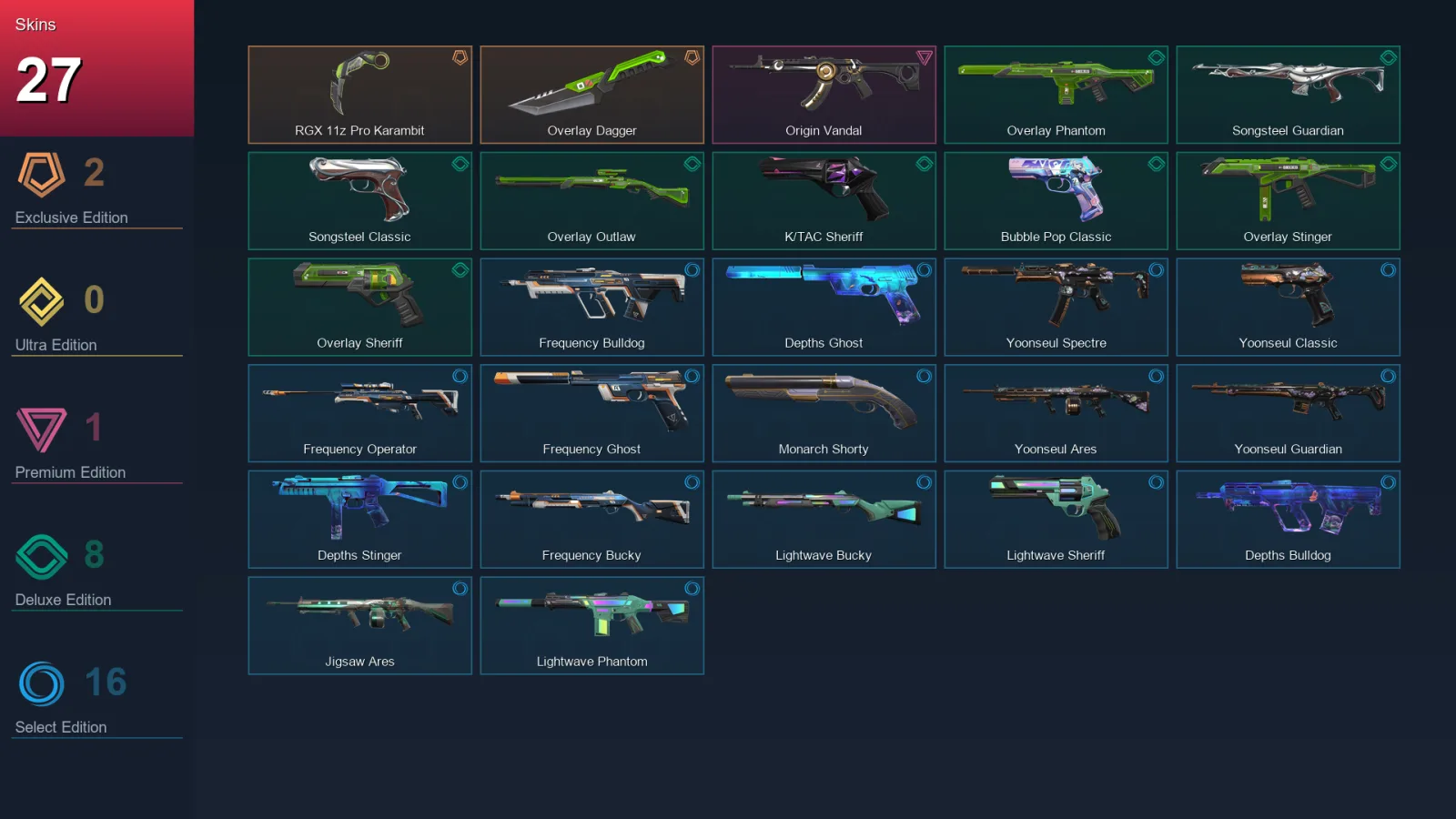 AP | Lv67 | Unranked | 27 Skin | 17 Agent | 37 Buddy — Unranked / Smurf Valorant