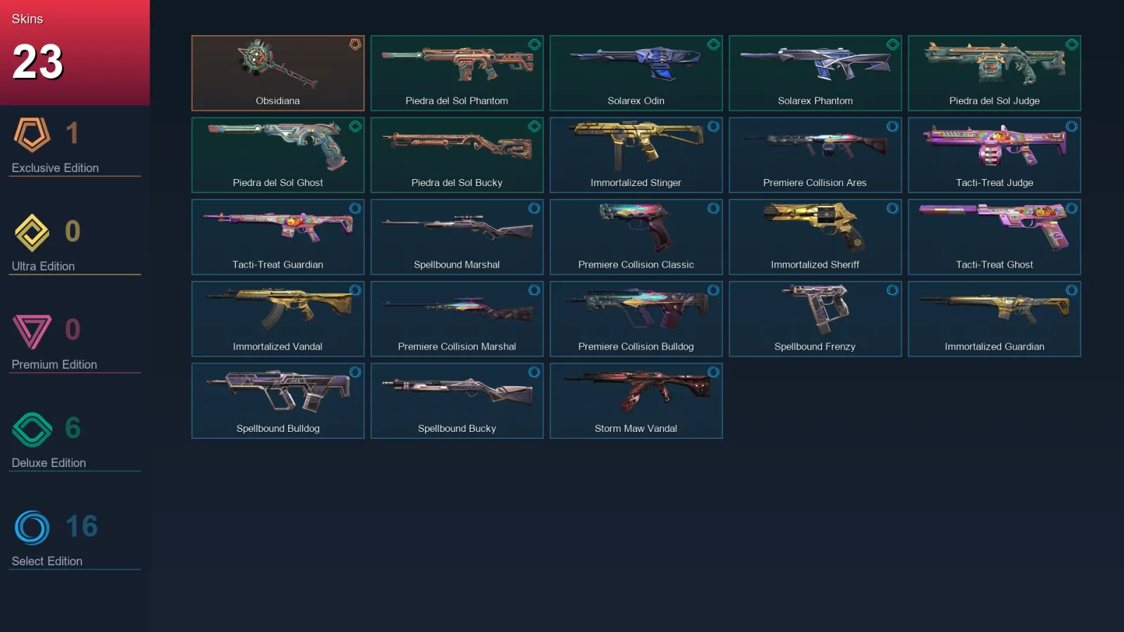 EU | Lv57 | Unranked | 23 Skin | 17 Agent | 33 Buddy