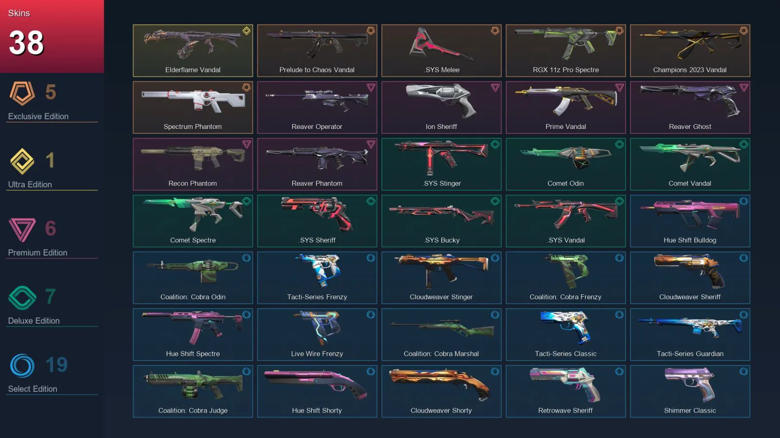 BR | Lv122 | Unranked | 38 Skin | 24 Agent | 56 Buddy