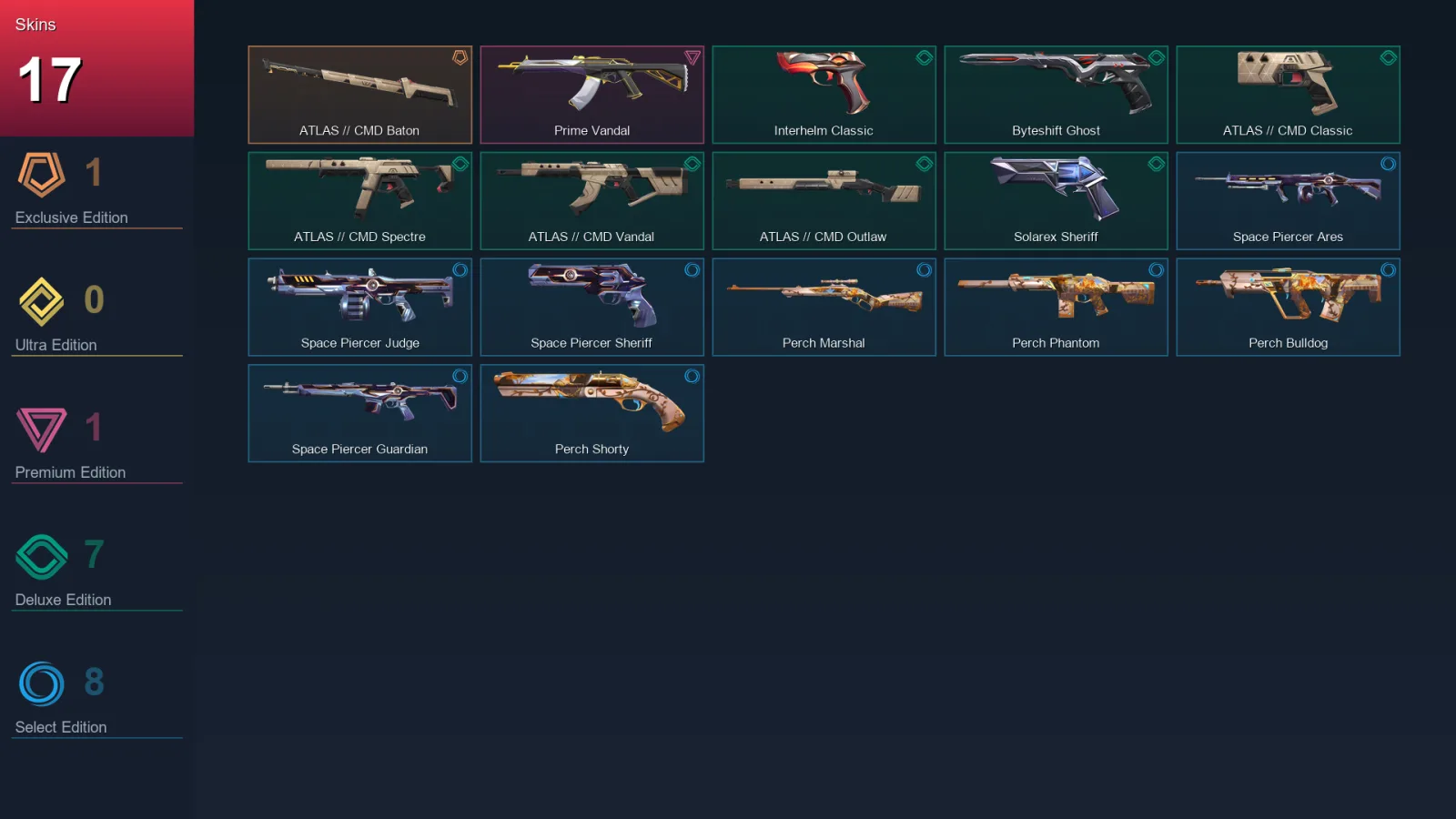 LA | Lv82 | Unranked | 17 Skin | 25 Agent | 46 Buddy
