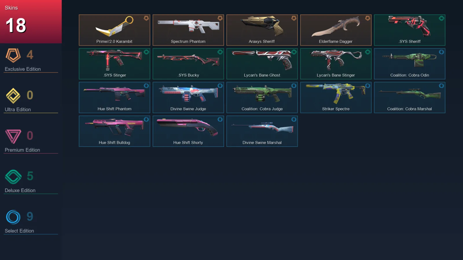 EU | Lv28 | Unranked | 18 Skin | 14 Agent | 15 Buddy — Valorant account