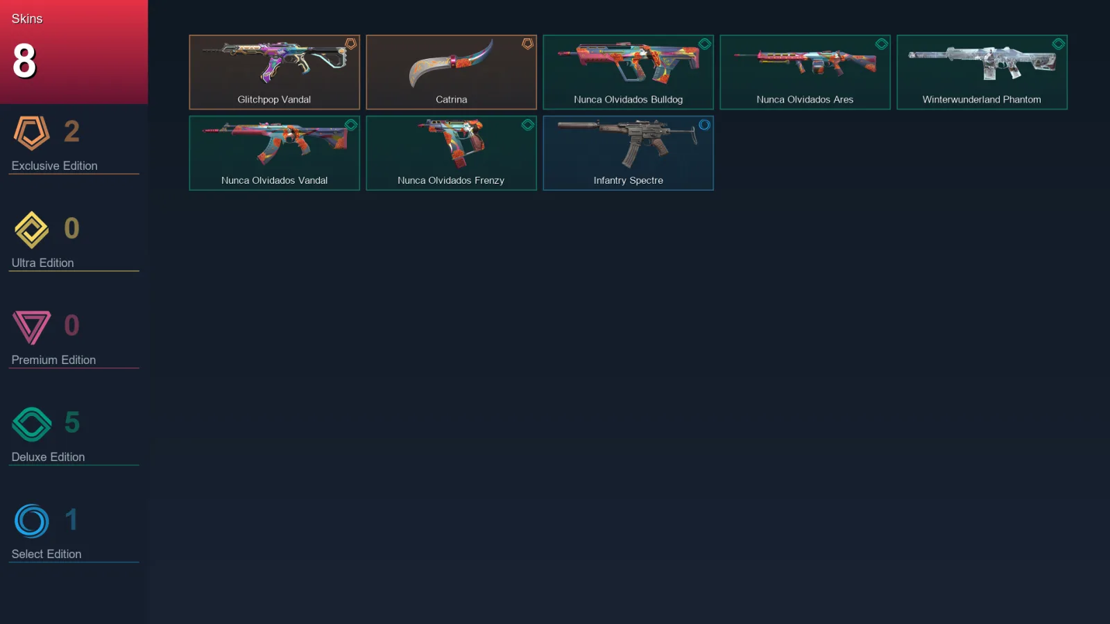 AP | Lv103 | Unranked | 8 Skin | 25 Agent | 51 Buddy