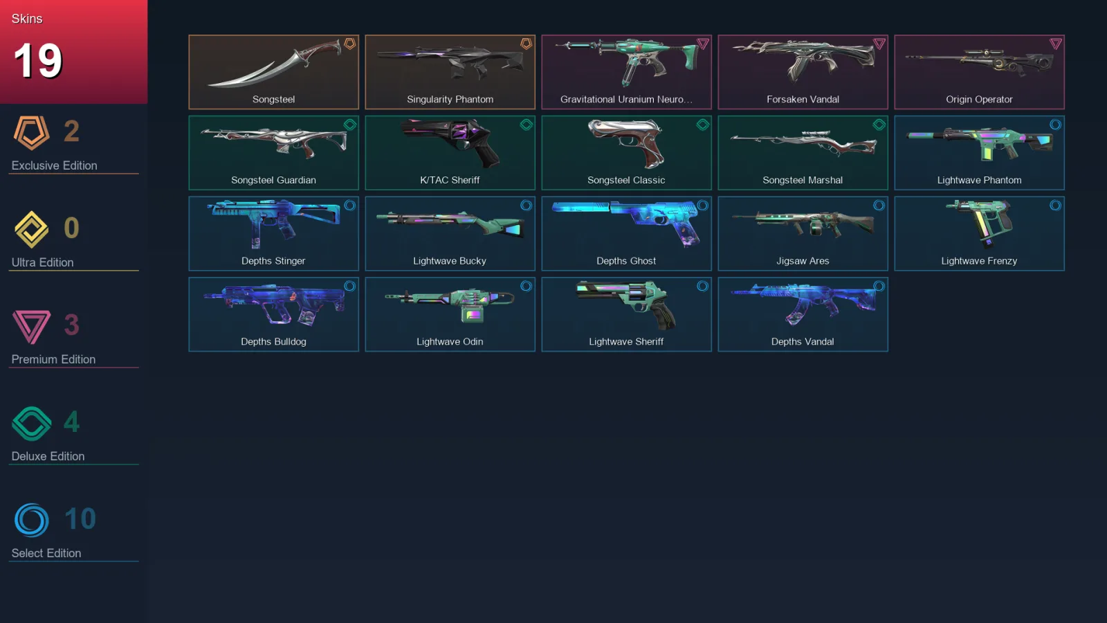 AP | Lv21 | Unranked | 19 Skin | 9 Agent | 15 Buddy — Valorant account