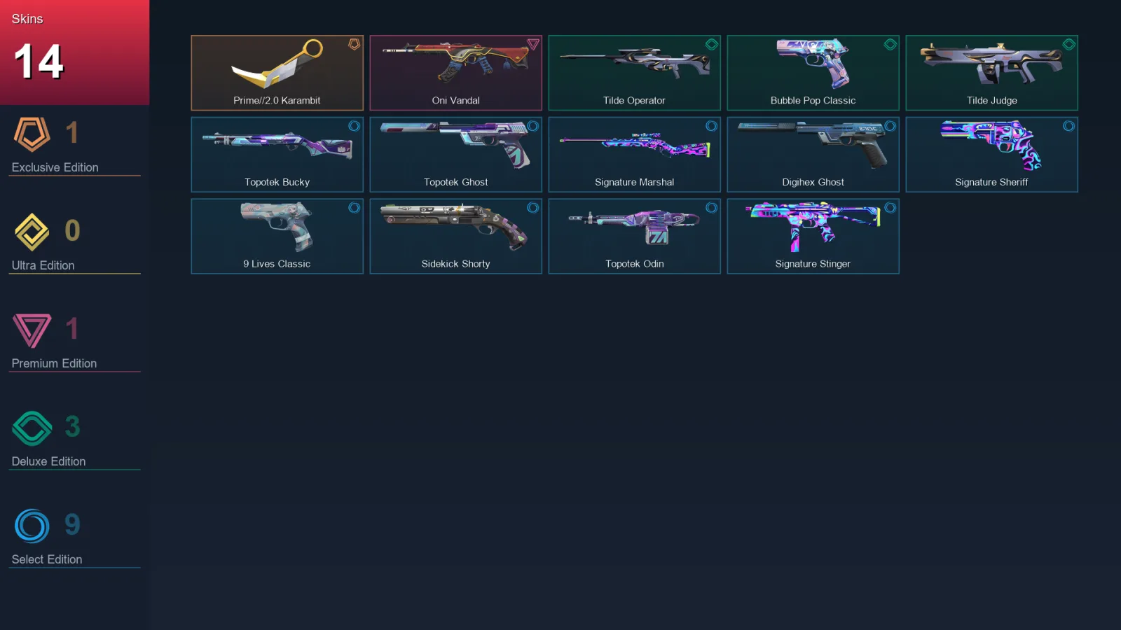 EU | Lv109 | Unranked | 14 Skin | 27 Agent | 52 Buddy — Valorant account