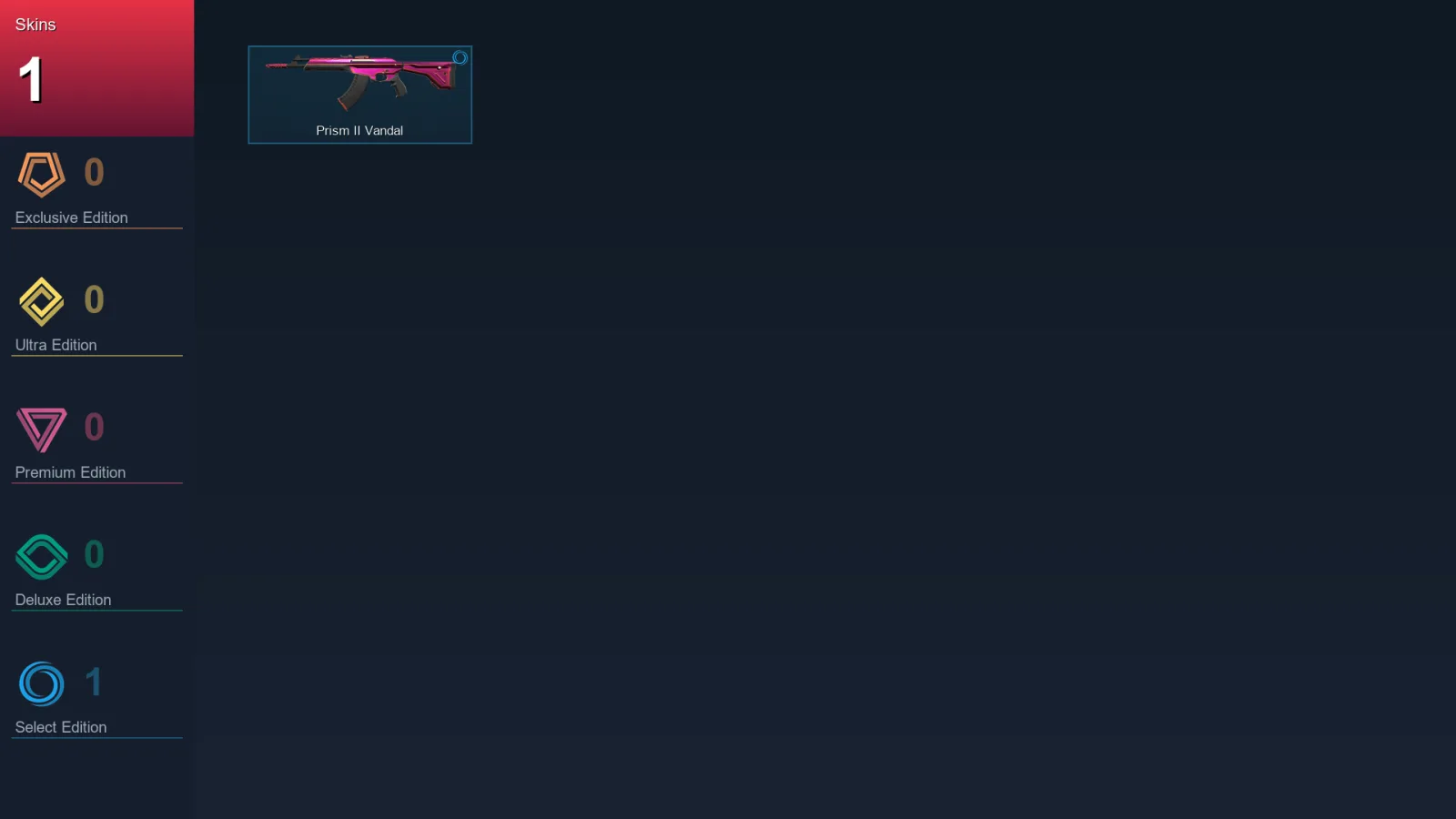 NA | Lv1 | Unranked | 1 Skin | 5 Agent | 3 Buddy