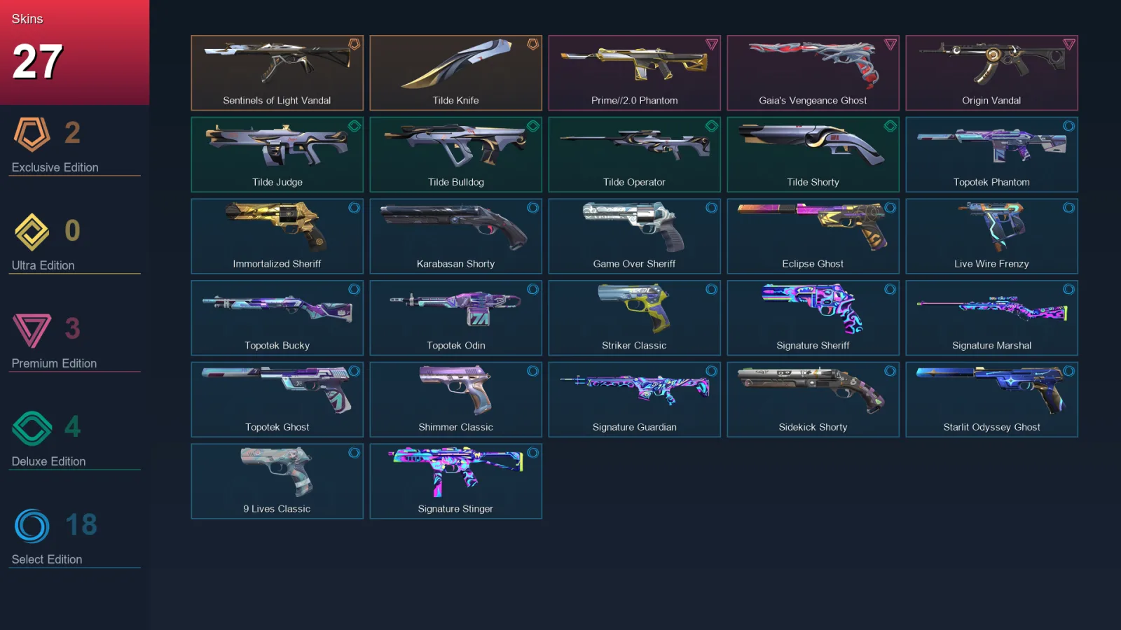 EU | Lv149 | Unranked | 27 Skin | 24 Agent | 57 Buddy — Valorant account