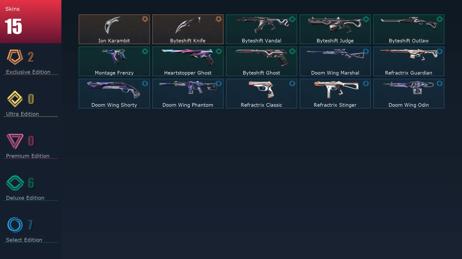 [Valorant] | EU | Level 88 | 22 Agents | 15 Skins