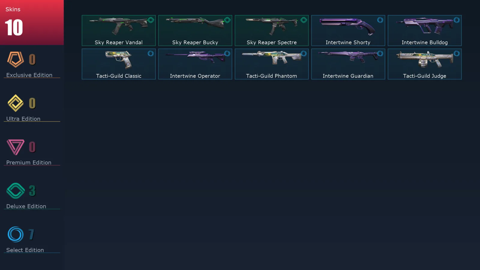 [Valorant] | EU | Level 23 | Silver 1 | 8 Agents | 10 Skins
