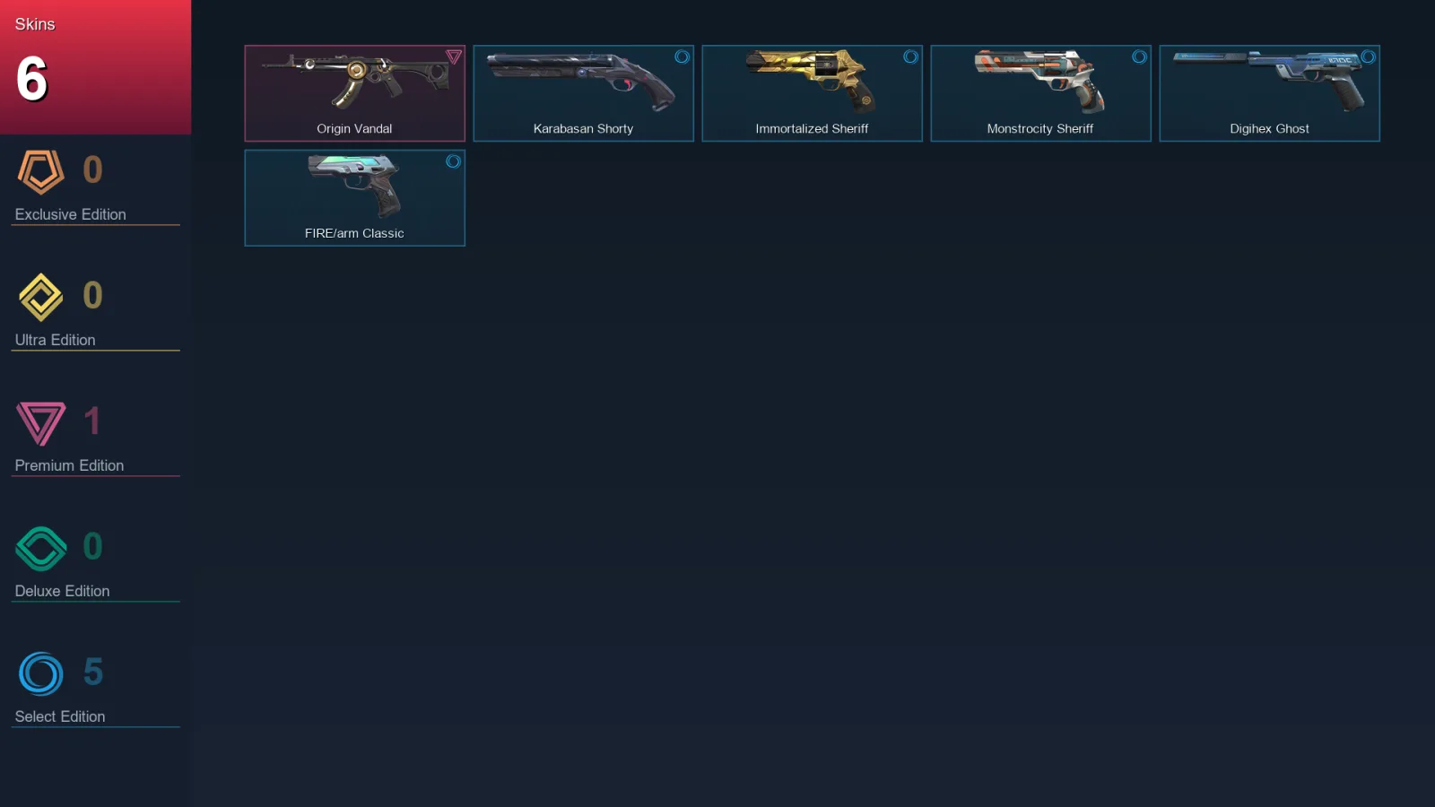 AP | Lv118 | Unranked | 6 Skin | 23 Agent | 48 Buddy