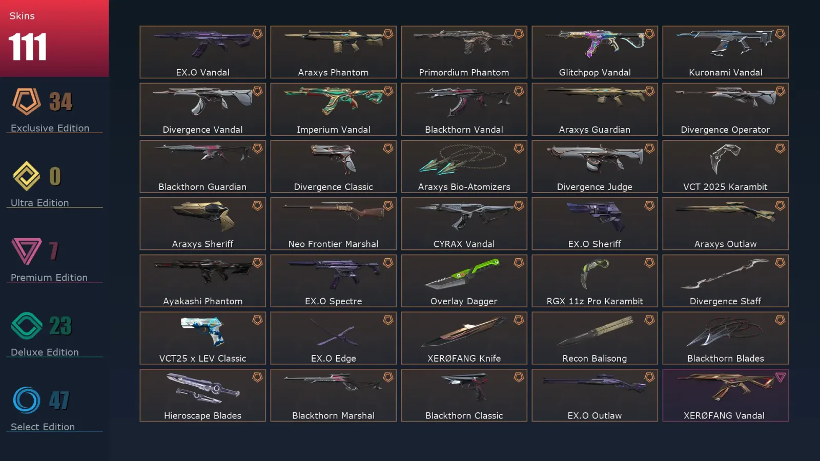 [Valorant] | EU | Level 90 | Platinum 1 | 28 Agents | 111 Skins — Valorant account