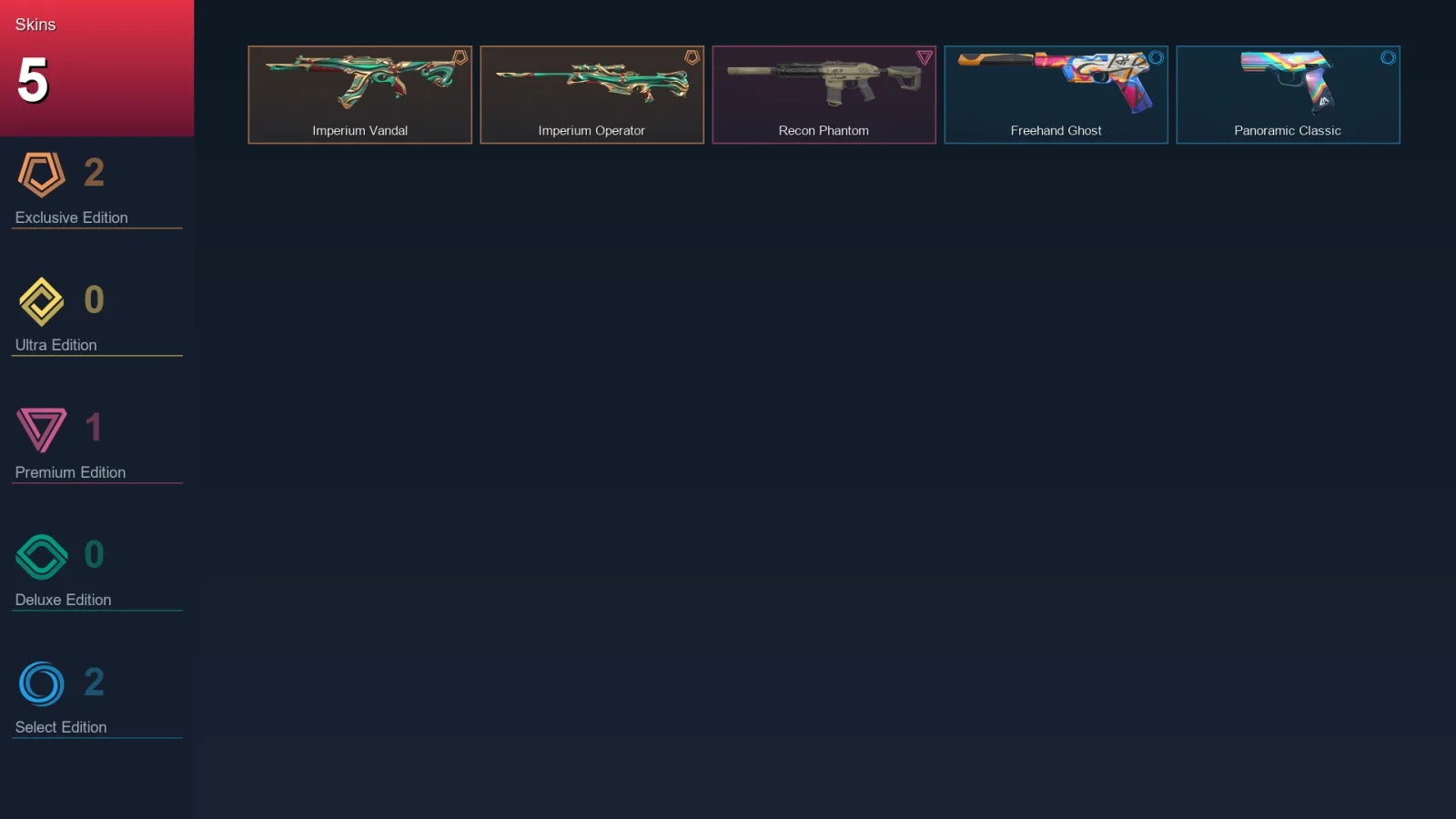 EU | Lv22 | Unranked | 5 Skin | 10 Agent | 7 Buddy