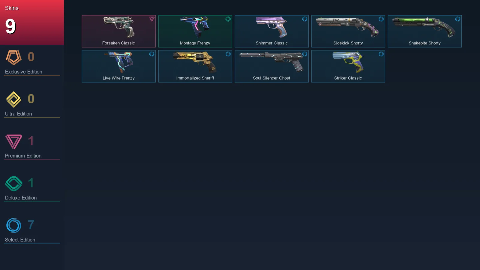 EU | Lv146 | Unranked | 9 Skin | 29 Agent | 53 Buddy