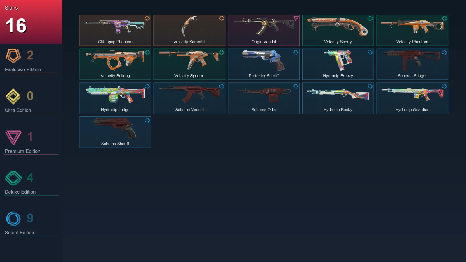 AP | Lv98 | Unranked | 16 Skin | 24 Agent | 49 Buddy