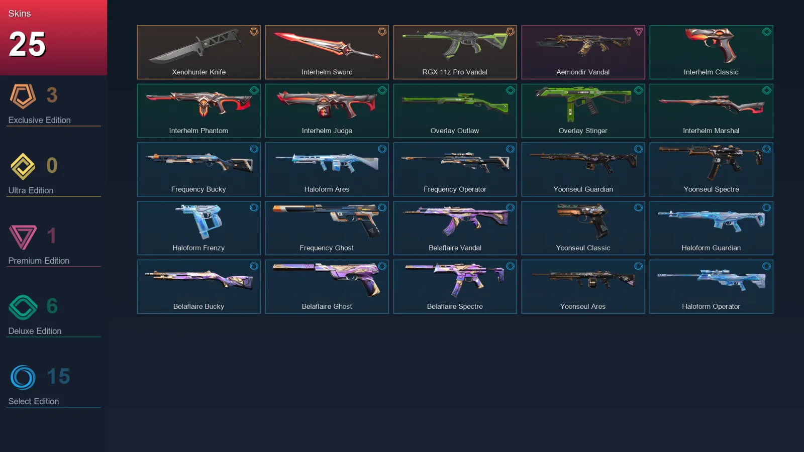 EU | Lv98 | Unranked | 25 Skin | 28 Agent | 51 Buddy — Valorant account