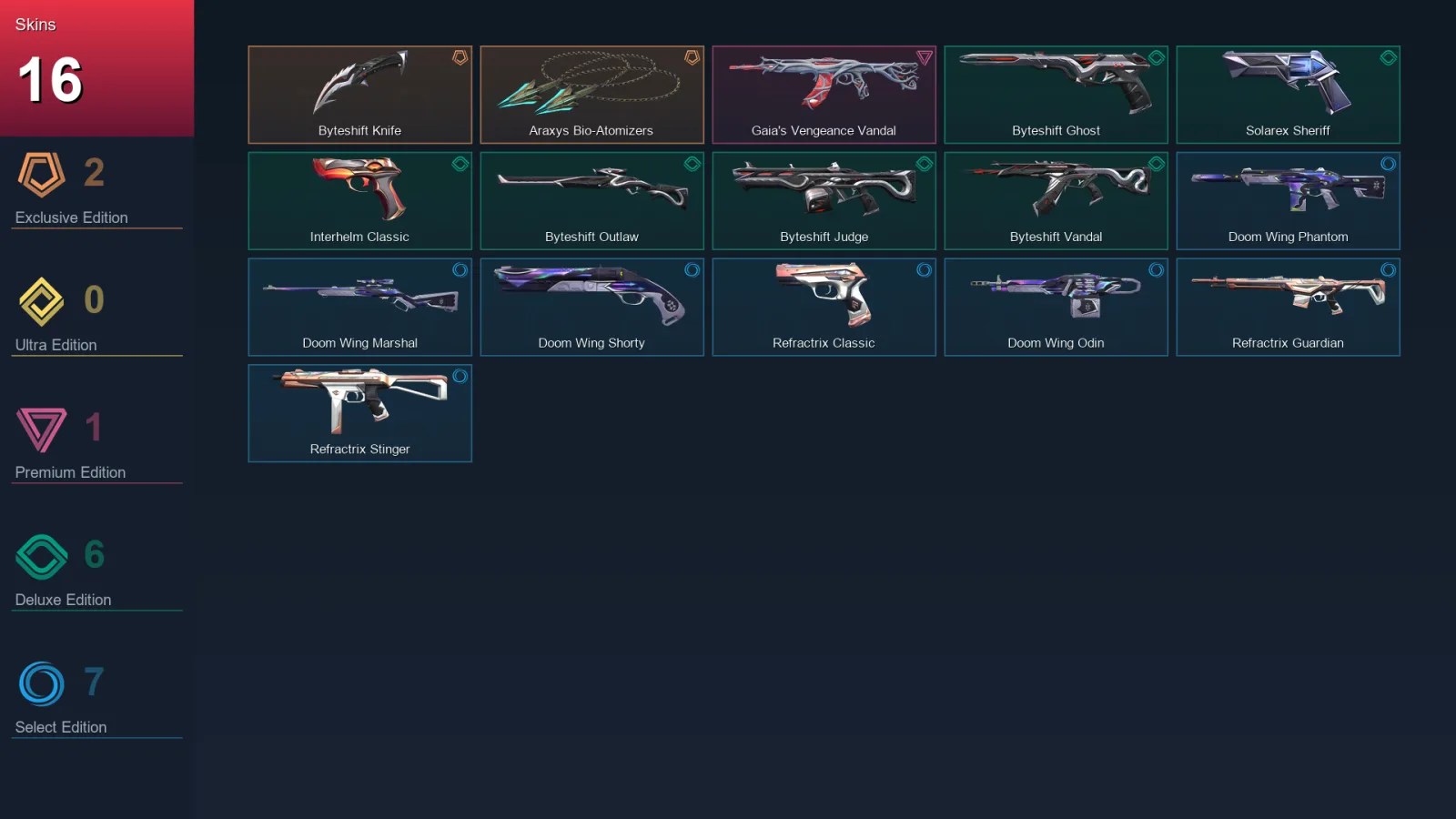 EU | Lv64 | Unranked | 16 Skin | 21 Agent | 30 Buddy — Valorant account