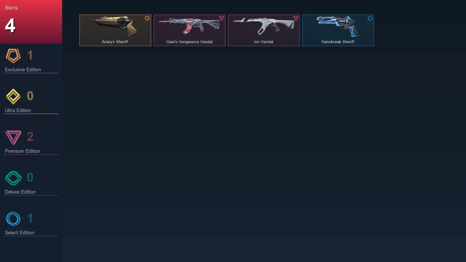 BR | Lv44 | Unranked | 4 Skin | 16 Agent | 17 Buddy