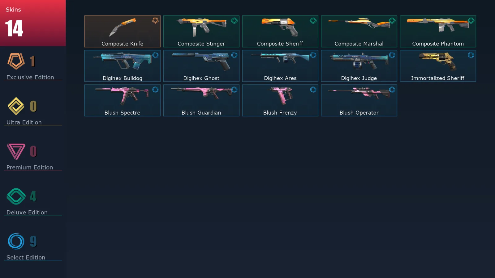 [Valorant] | EU | Level 68 | 22 Agents | 14 Skins — Valorant account