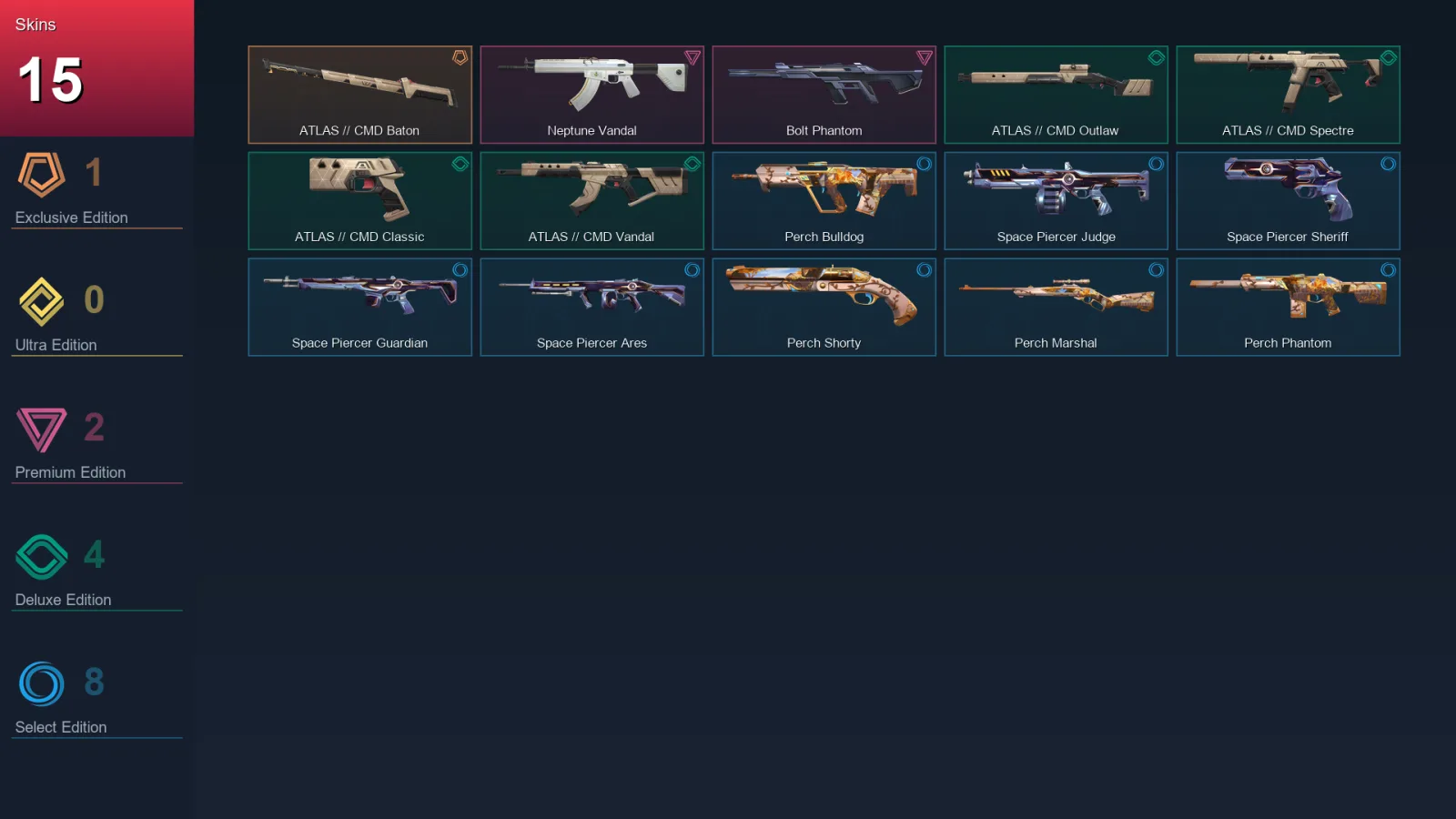 EU | Lv31 | Unranked | 15 Skin | 10 Agent | 16 Buddy