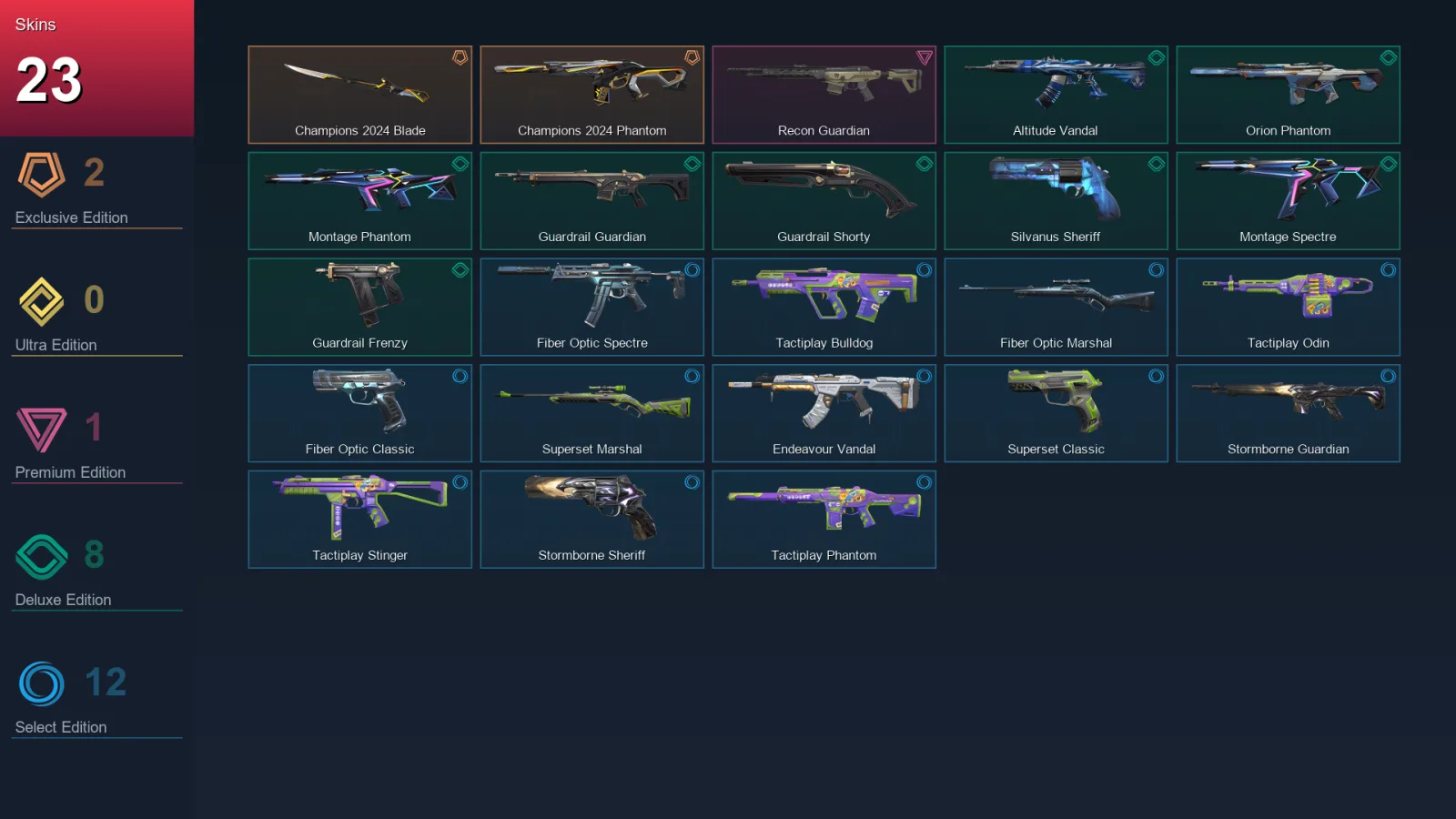 BR | Lv50 | Unranked | 23 Skin | 17 Agent | 24 Buddy — Valorant account