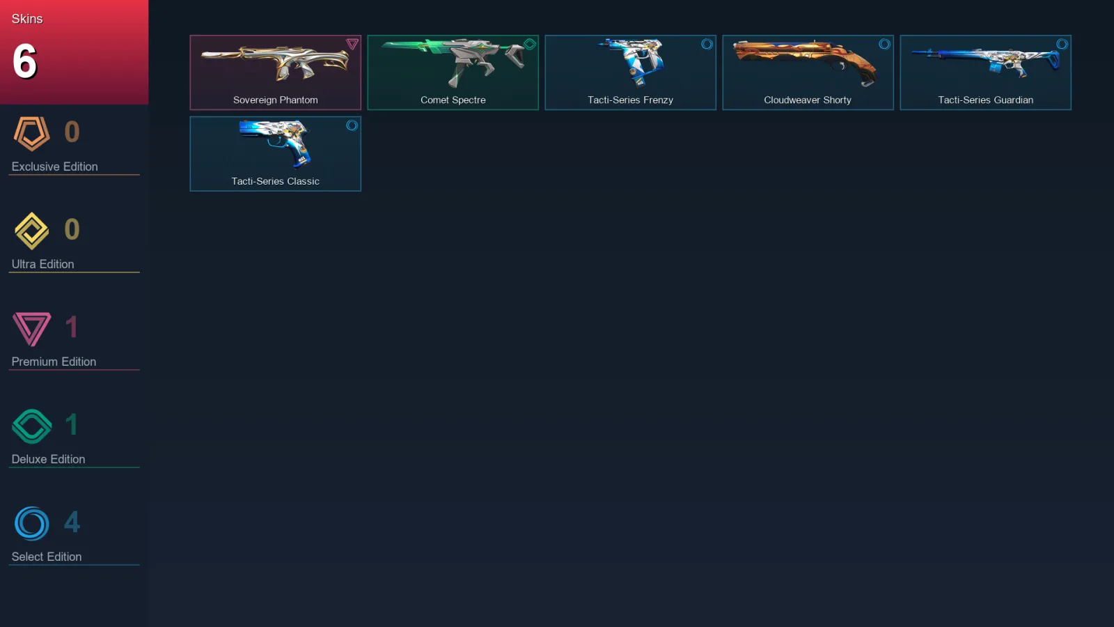 BR | Lv22 | Unranked | 6 Skin | 8 Agent | 12 Buddy