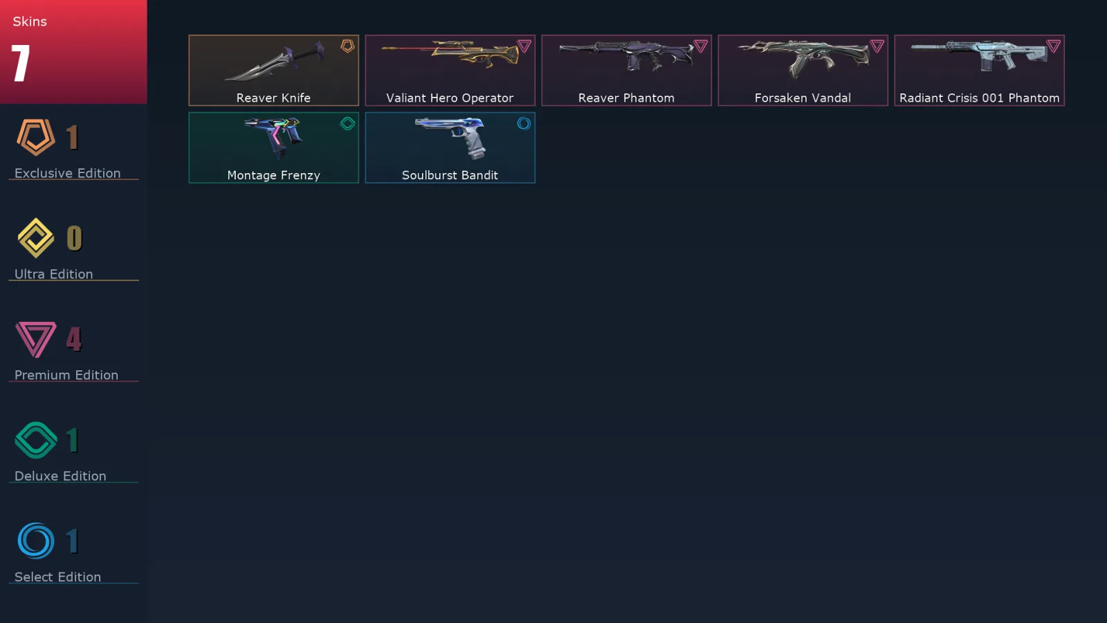 [Valorant] | EU | Level 53 | 14 Agents | 7 Skins