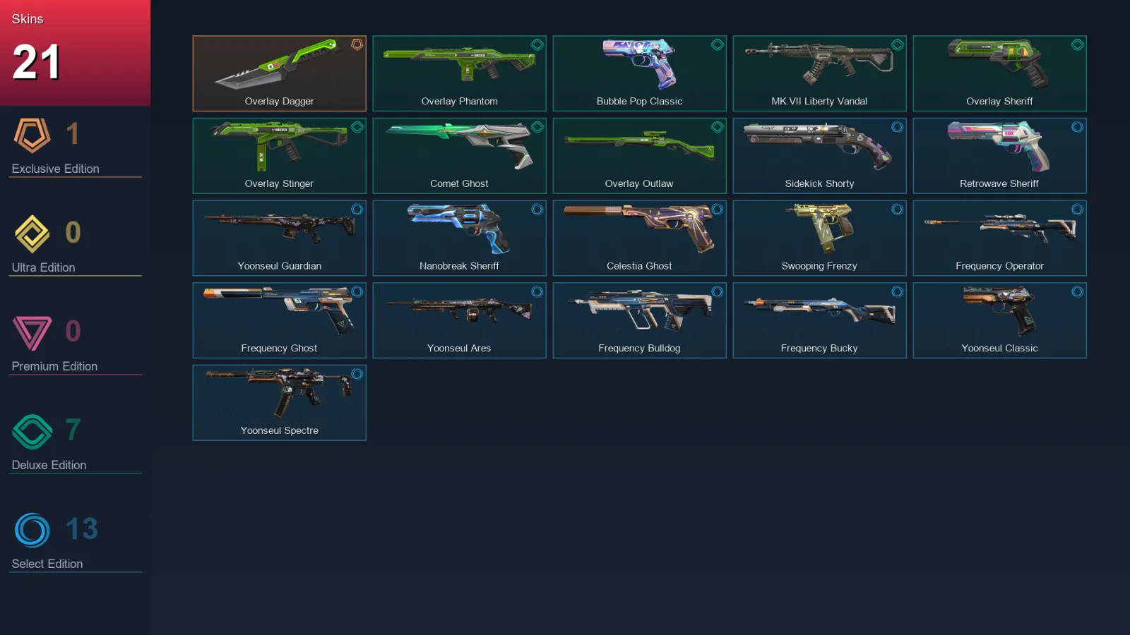 AP | Lv140 | Unranked | 21 Skin | 26 Agent | 37 Buddy — Valorant account