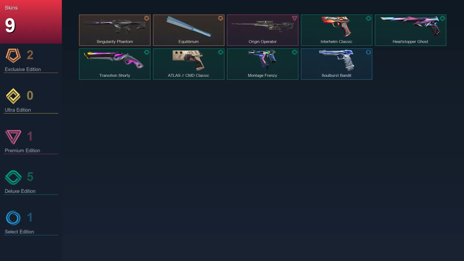 LA | Lv140 | Unranked | 9 Skin | 29 Agent | 52 Buddy