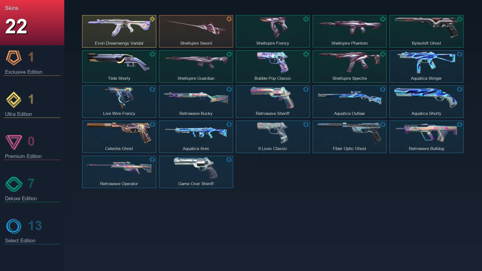 AP | Lv149 | Unranked | 22 Skin | 27 Agent | 67 Buddy — Valorant account
