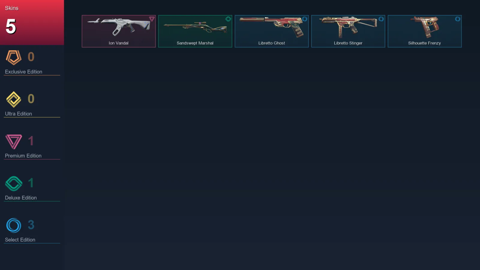 EU | Lv11 | Unranked | 5 Skin | 7 Agent | 6 Buddy